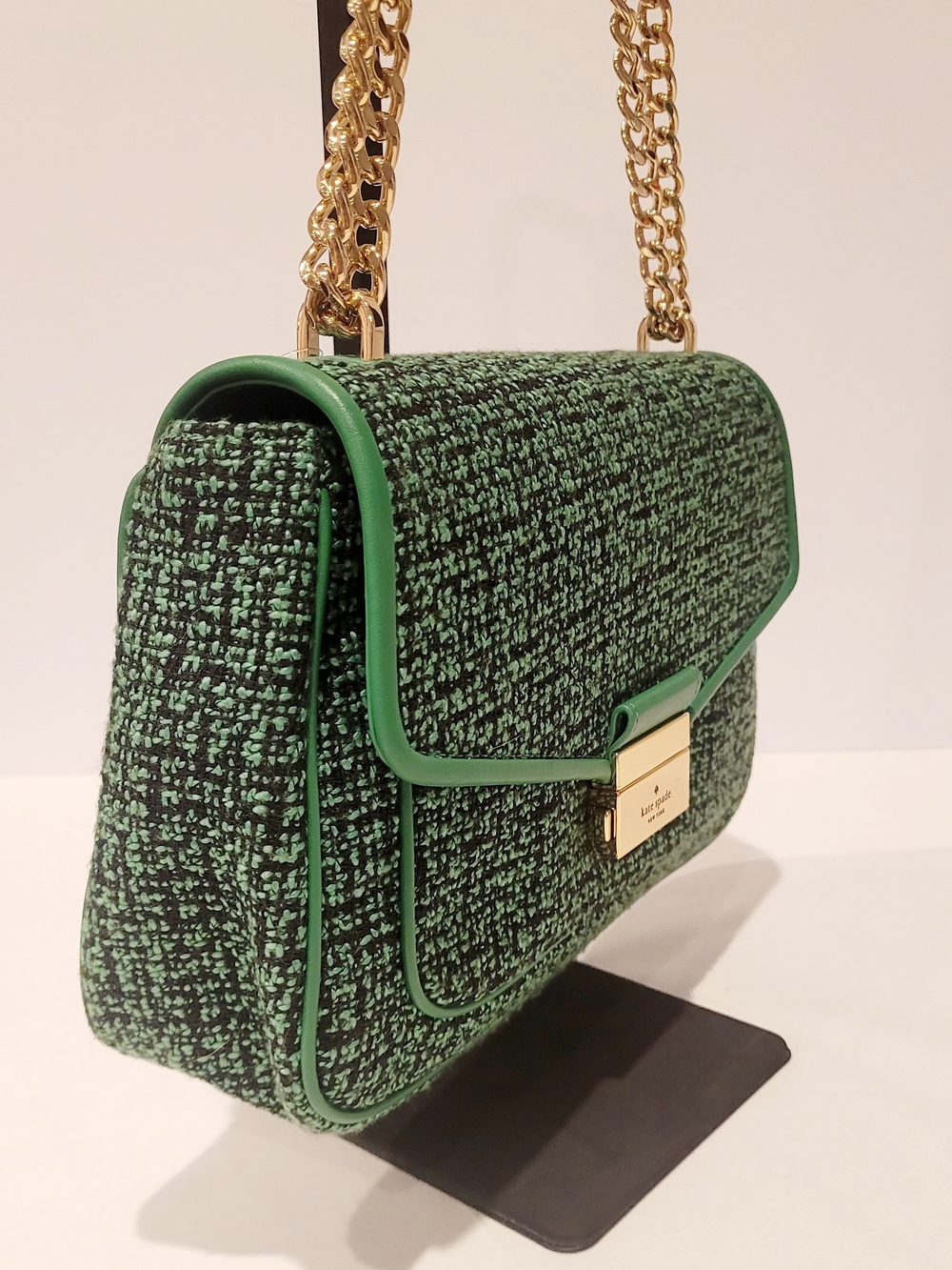 Kate Spade Carey Tweed Chain Shoulder Bag - Picture 3 of 7